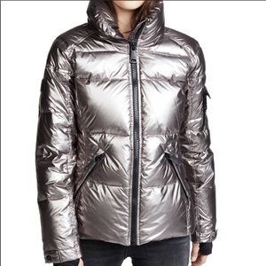 SAM Metallic Silver Down Jacket